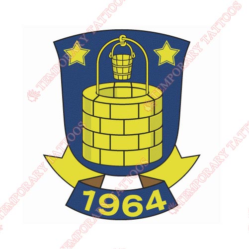 Brondby IF Customize Temporary Tattoos Stickers NO.8268